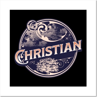 Christian Name Tshirt Posters and Art